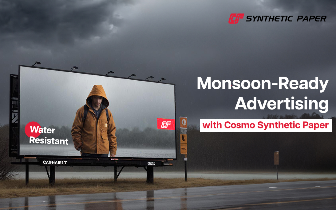 Monsoon Proof Your Outdoor Ads with Cosmo Synthetic Paper 